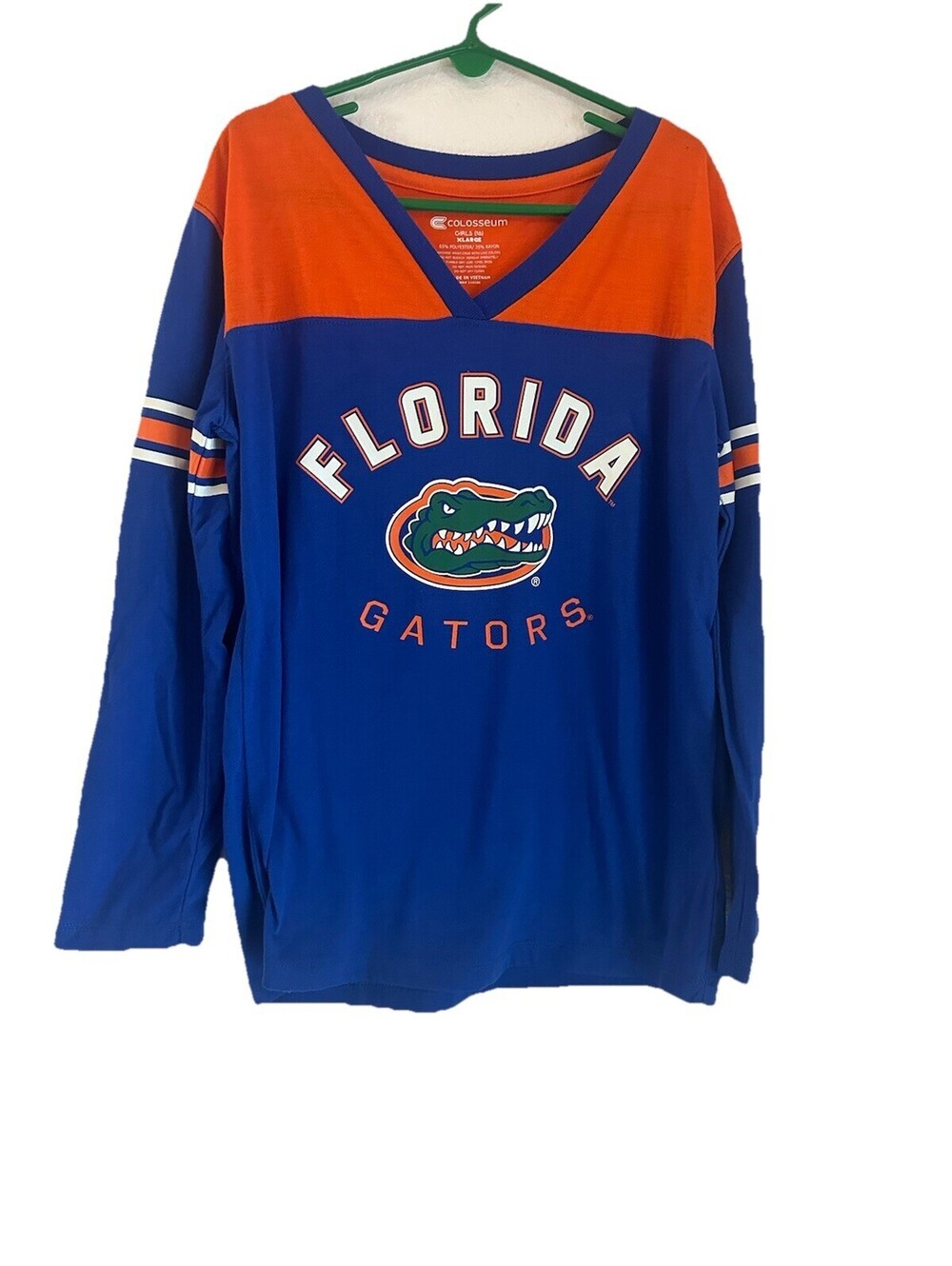 Colosseum Florida Gators Girls T-shirt Size XL 16 Blue & Orange Great Condition